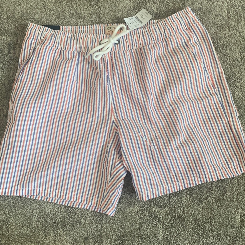 J Crew Swim Trunks 6” Insesm - NWT